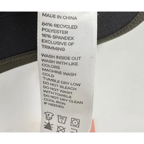 Quince Olive Green Ultra-Soft Performance Sports Bra sz XS Women's NWT Racerback - Picture 2 of 4